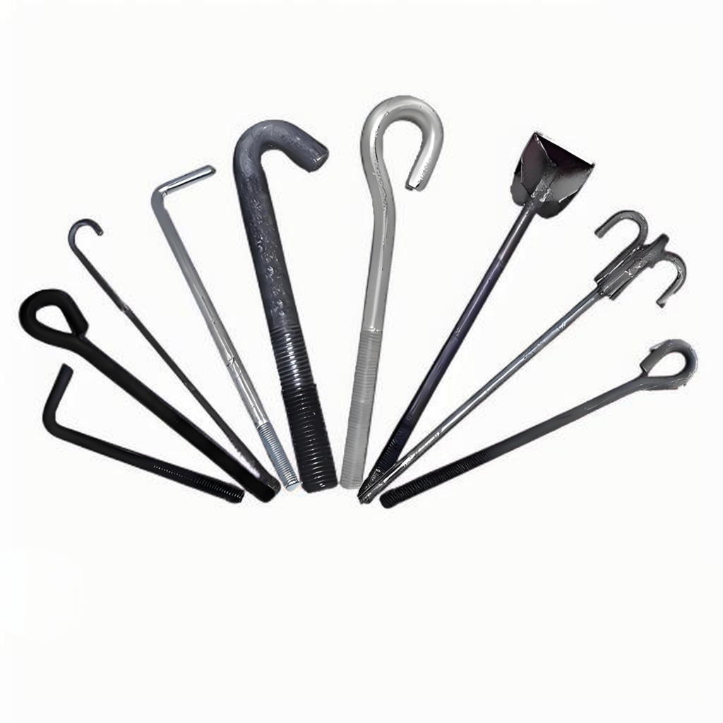 Anchor bolts. Pre embedded parts